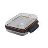 Alichino Fly Box for Fly Files Ice Jig Box Two Sided Waterproof Fly Fishing Box for Nymphs and Streamers (Grey Foam Insert, S 4.9 * 4 * 1.6 Inch) view 2