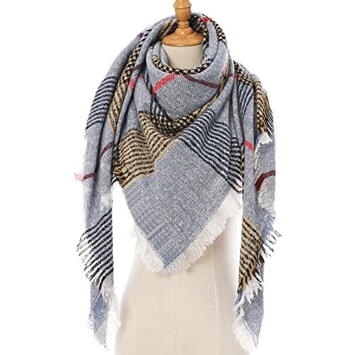 C H SZ CC Scarf Shawl Scarves Women Cashmere Pashmina Women Warm Neck Shawls Wrap Plaid Wraps Triangle Stoles Bandana Scarfs