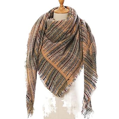 C H SZ CC Scarf Shawl Scarves Women Cashmere Pashmina Women Warm Neck Shawls Wrap Plaid Wraps Triangle Stoles Bandana Scarfs
