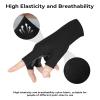 Winter Touchscreen Gloves for Women and Men, Anti-Slip Light Weight Half-Finger Gloves for Hiking, Warm Glove Cycling Driving, Cold Weather, Running, Outdoor Sports, Daily Work(5 fingers-1 Pairs) view 4