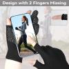 KkaFFe Winter Warm Gloves for Women Men, Anti-Slip Lightweight Half-Finger Breathable Fingerless Gloves, Touchscreen Fingers Glove for Cycling, Motorcycle, Daily Work,Hiking Biking, Outdoor Sports view 2