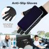KkaFFe Winter Warm Gloves for Women Men, Anti-Slip Lightweight Half-Finger Breathable Fingerless Gloves, Touchscreen Fingers Glove for Cycling, Motorcycle, Daily Work,Hiking Biking, Outdoor Sports view 3