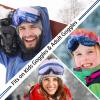 Civaner 4 Pieces Ski Snowboard Goggle Cover Sleeve Goggle Cover Microfiber Protective Lens Scratch Dust Protection for Travel(Clear,Sunrise Style) view 4