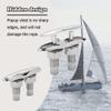 Searoam Pull Up Boat Cleats Retractable Boat Claet 316 Stainless Steel Hidden Flush Mount Cleat 5 Inch Pop Up Boat Cleats,Popup Cleat Yacht Marine Boat Dock Cleats Accessory view 2