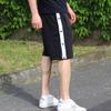 Wataxii Post Surgery Tear Away Shorts for Men Hip Replacement Recovery Snap Breakaway Shorts Comfy Adaptive Clothing Black view 2