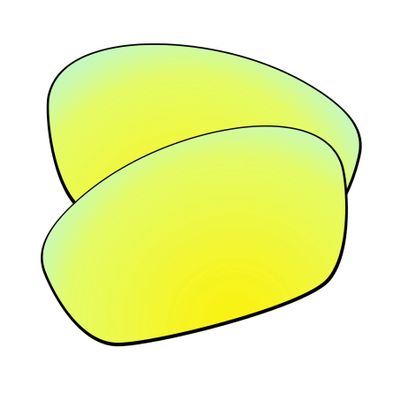 EZReplace Lenses Replacement for Oakley Straight Jacket 2007 Sunglasses (Non-Polarized Lenses) - Fits Oakley Straight Jacket 2007 Frame (Golden Yellow)