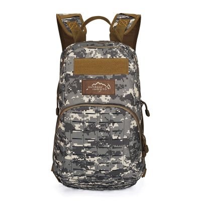 Lfzhjzc Tactical Backpack, Assault Pack, Military Tactical Army Backpack, Outdoor Multifunctional, Waterproof Mountaineering Travel Bag (Color : Gray Digital, Size : 20Long)