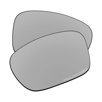 EZReplace Lenses Replacement for Oakley Sliver OO9262 Sunglasses (Polarized Lenses) - Fits Oakley Sliver Frame (Updated Polycarbonate Metal Silver)