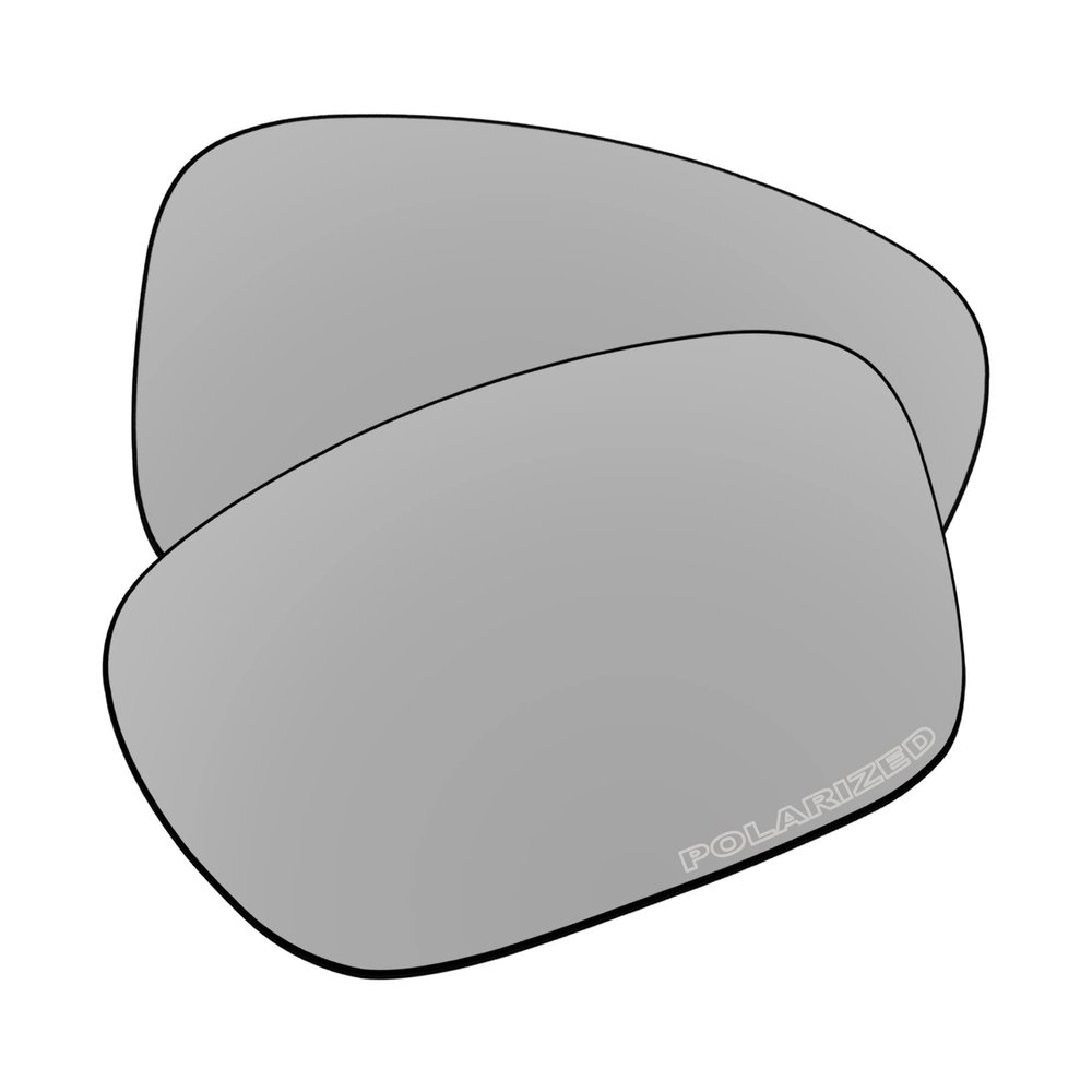 EZReplace Lenses Replacement for Oakley Sliver OO9262 Sunglasses (Polarized Lenses) - Fits Oakley Sliver Frame (Updated Polycarbonate Metal Silver)