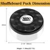 ZGDQ Shuffleboard Puck, (Dia.58mm) 2-1/4'' Shuffleboard Pucks,Mini Shuffleboard Pucks Set, 8Pcs Shuffleboard Pucks Equipment for Home,Game Room view 3