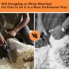 XYEJL Electric Shears,690w Professional Sheep Shearing Clippers,Pet Farm Supplies,6 Speeds Control Big Heavy Clipping Machine,for Shaving Fur Wool in Sheep,Goats,Farm Livestock Pet,DarkGreen-220V view 2