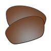 EZReplace Lenses Replacement for Oakley Whisker Sunglasses (AR Polarized Lenses) - Fits Oakley Whisker Frame (Updated Polycarbonate AR Coated Bronze Brown)