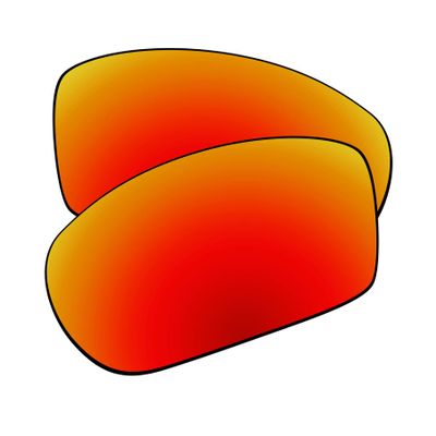 EZReplace Lenses Replacement for Oakley Valve New 2014 OO9236 Sunglasses (Non-Polarized Lenses) - Fits Oakley Valve New 2014 Frame (Fire Red)