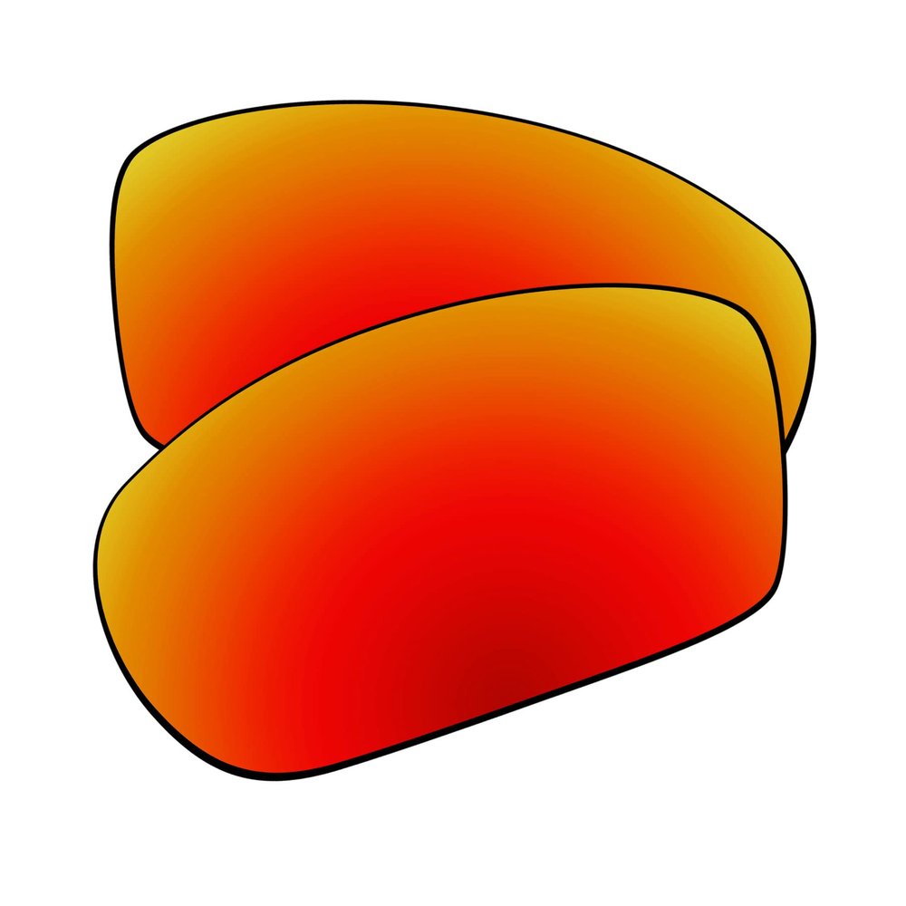 EZReplace Lenses Replacement for Oakley Valve New 2014 OO9236 Sunglasses (Non-Polarized Lenses) - Fits Oakley Valve New 2014 Frame (Fire Red)