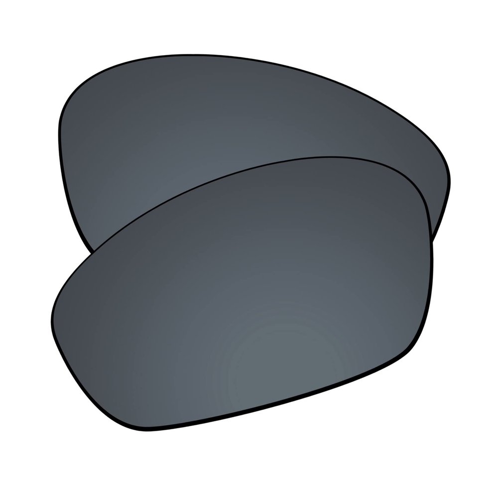 EZReplace Lenses Replacement for Oakley Straight Jacket 2007 Sunglasses (AR Polarized Lenses) - Fits Oakley Straight Jacket 2007 Frame (Updated Polycarbonate AR Coated Mirror Black)