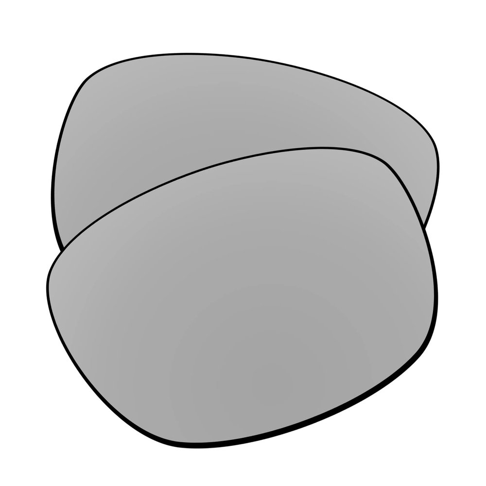EZReplace Lenses Replacement for Oakley Ten X OO9128 Sunglasses (Non-Polarized Lenses) - Fits Oakley Ten X Frame (Metal Silver)