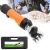 XYEJL Sheep Shears, 690W Professional Sheep Shearing Clippers, Electric Sheep Shears, Pet Farm Supplies for Shaving Fur Wool in Sheep, Goats, Cattle, Farm Livestock Pet,Orange-220V view 1