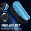 Shin Guards Soccer Youth Kids Boys Girls Toddler Shin Pads Child EVA Cushion Protection Reduce Shocks Injurie Calf Protective Gear Suitable for 4 5 6 7 8 9 10 11 12 Years Old (S, Blue) view 4