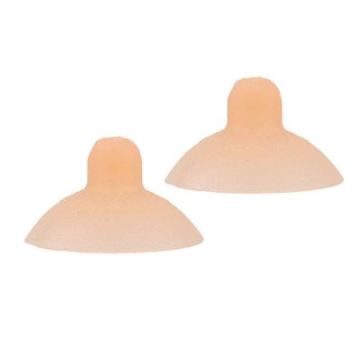 Aislor Women Nippleless Bra Sticker Covers Round Breast Petals,Silicone Nipple Covers Adhesive Invisible Pasties Nude S