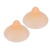 Aislor Women Nippleless Bra Sticker Covers Round Breast Petals,Silicone Nipple Covers Adhesive Invisible Pasties Nude S view 2