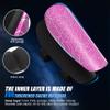 Shin Guards Soccer Youth Kids Boys Girls Toddler Shin Pads Child EVA Cushion Protection Reduce Shocks Injurie Calf Protective Gear Suitable for 4 5 6 7 8 9 10 11 12 Years Old (M, Pink) view 4