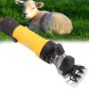 XYEJL Electric Shears,690w Professional Sheep Shearing Clippers,Pet Farm Supplies,6 Speeds Control Big Heavy Clipping Machine,for Shaving Fur Wool in Sheep,Goats,Farm Livestock Pet,Yellow-110V view 1