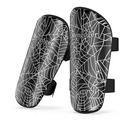 Shin Guards Soccer Youth Kids Boys Girls Toddler Shin Pads Child EVA Cushion Protection Reduce Shocks Injurie Calf Protective Gear Suitable for 4 5 6 7 8 9 10 11 12 Years Old (M, Black)