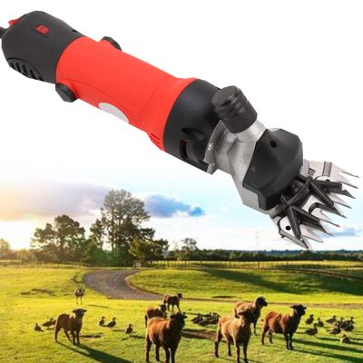 XYEJL Sheep Shearer Clipper, Goat Sheep Shears 690W Electric Wool Shear Large Animal Clippers for Sheep Alpaca Goat Cattle Farm Animals,Livestock Farm Supplier,Orange-110V