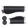 BBxunsless Bike Handle Grips 135/95mm Long/Short Grips Non-Slip PVC Microfiber Leather Ergonomic Hand-Sewn Casual Retro Double Lock-on Handlebar Lever for MTB,Road Bike (Black-A) view 4