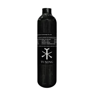 TUXING 4500Psi Pcp Air Tank 0.42L 25Cu in 420cc Carbon Fiber HPA Tank,Gas Cylinder,Paintball Hunting for PCP Air Rifle Gun Daystate and FX Thread M18 * 1.5