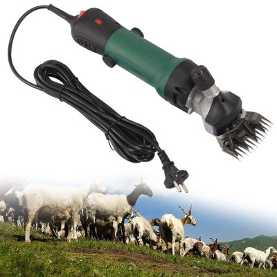 XYEJL Sheep Shearer Clipper, Goat Sheep Shears 690W Electric Wool Shear Large Animal Clippers for Sheep Alpaca Goat Cattle Farm Animals,Livestock Farm Supplier,Red-220V