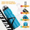 Ainiv Bike Water Bottle Cage with BPA-Free 800ml/28oz Bike Bottle, Black Gloss Strong Bike Water Bottle Holder, Bicycle Cup Holder, Cycling Bottle Holder for Road Bike and Mountain Bike, Blue view 4