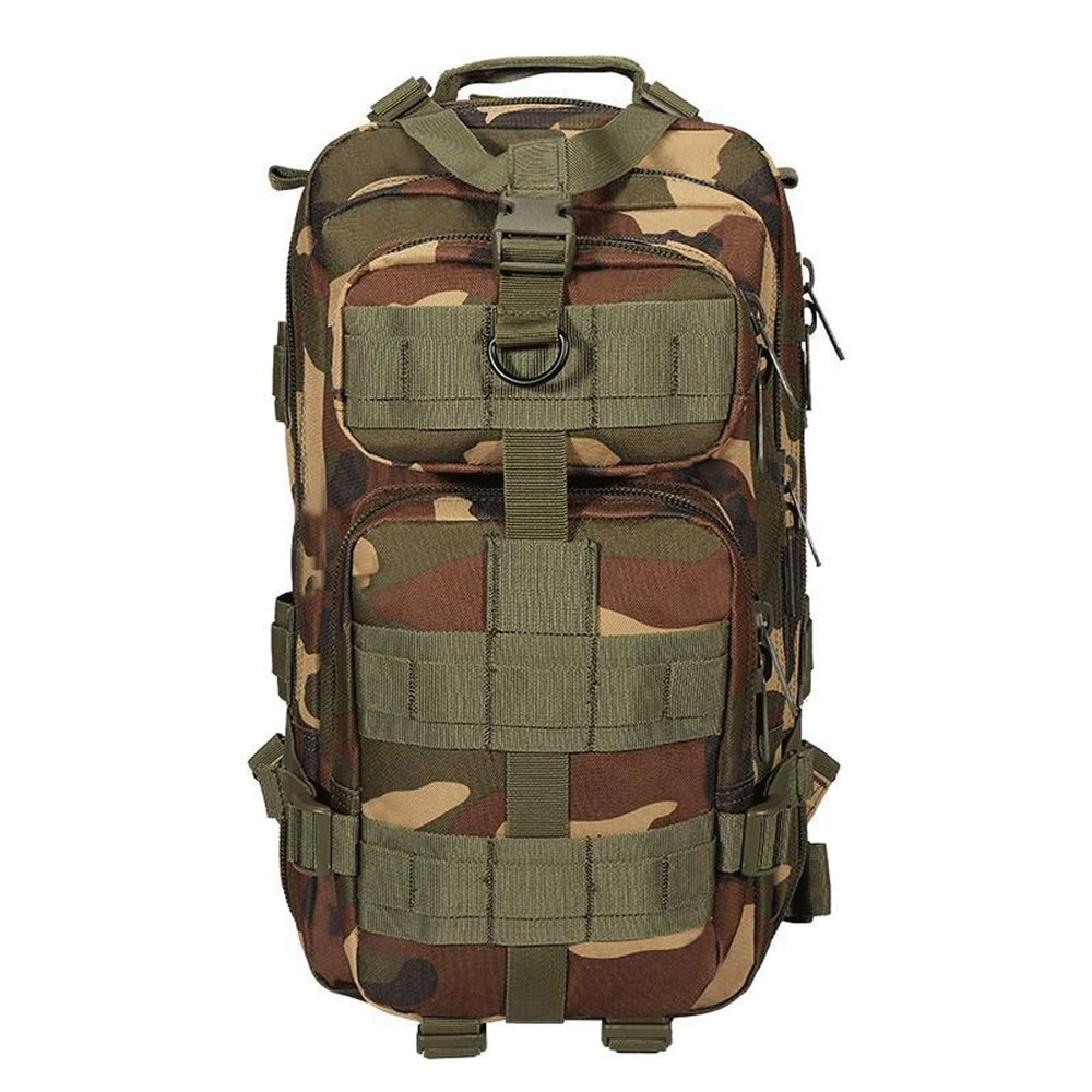 Lfzhjzc Tactical Backpack, Assault Pack, Military Tactical Army Backpack, Backpack, Travel, Training, Camping (Color : Jungle Camouflage, Size : 26L)