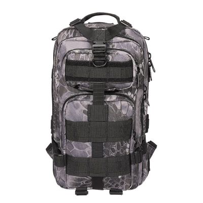 Lfzhjzc Tactical Backpack, Assault Pack, Military Tactical Army Backpack, Backpack, Travel, Training, Camping (Color : Black Python Pattern, Size : 26L)