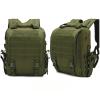 Lfzhjzc Tactical Backpack, Assault Pack, Tactical Multifunctional Backpack, Military Fan Shoulder Bag, A Variety of Carrying Methods, Free to Switch (Color : Army Green, Size : 10Long) view 1