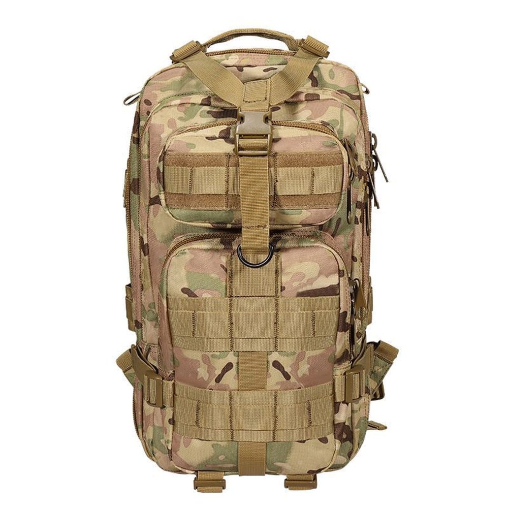 Lfzhjzc Tactical Backpack, Assault Pack, Military Tactical Army Backpack, Backpack, Travel, Training, Camping (Color : CP Camouflage, Size : 26L)