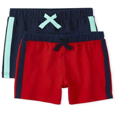 The Children's PlaceThe Children's Place Baby and Toddler Boys Fashion Shorts2 PackHAMPTON RED/Navy- 2 PACK5T