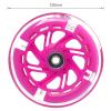 Gladeer 120mm Light Up Flashing Scooter Front Replacement Wheels w/Bearings for Kids 3-Wheeled Kick Scooters (Pink) view 3