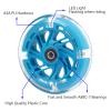 Gladeer 120mm Light Up Flashing Scooter Front Replacement Wheels w/Bearings for Kids 3-Wheeled Kick Scooters (Blue) view 2