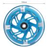 Gladeer 120mm Light Up Flashing Scooter Front Replacement Wheels w/Bearings for Kids 3-Wheeled Kick Scooters (Blue) view 3