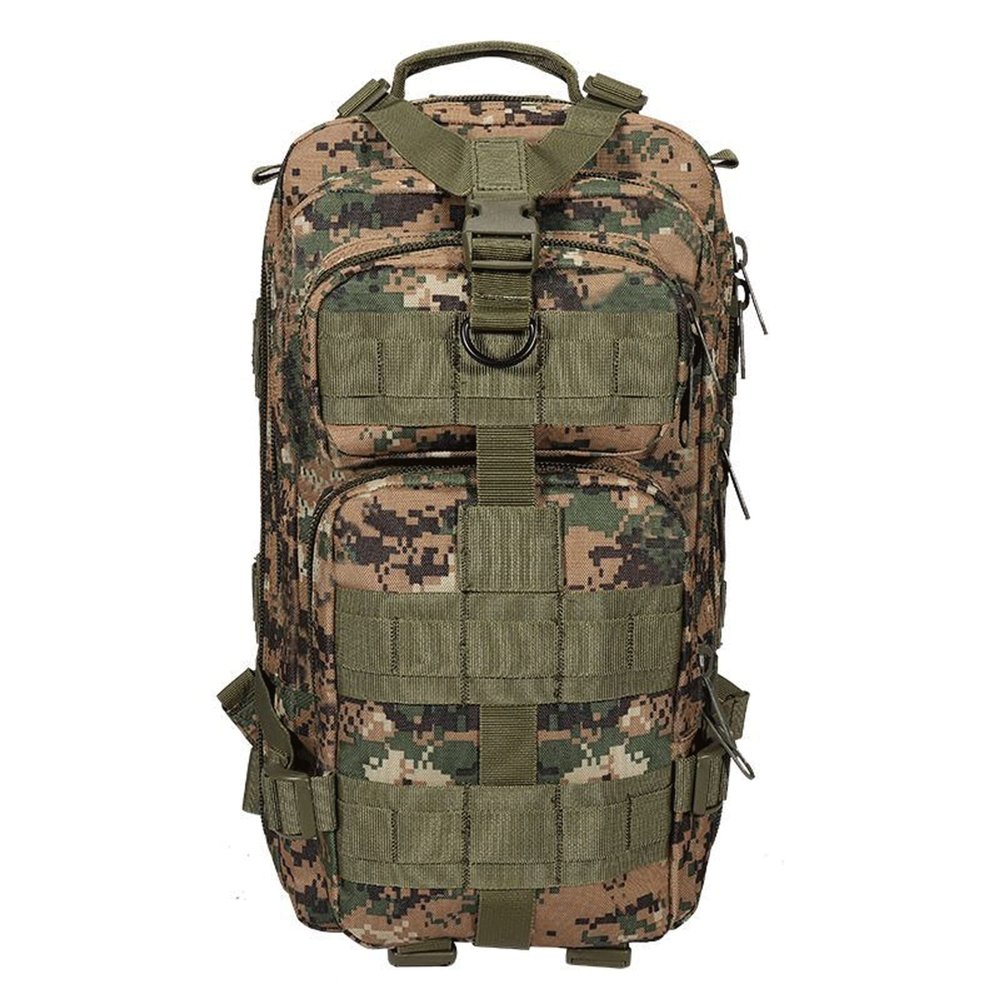 Lfzhjzc Tactical Backpack, Assault Pack, Military Tactical Army Backpack, Backpack, Travel, Training, Camping (Color : Jungle Digital, Size : 26L)