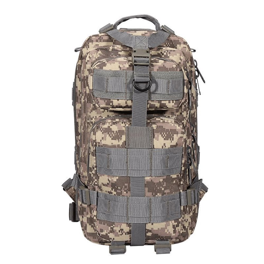 Lfzhjzc Tactical Backpack, Assault Pack, Military Tactical Army Backpack, Backpack, Travel, Training, Camping (Color : ACU Camouflage, Size : 26L)