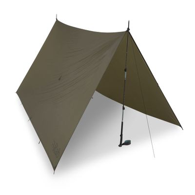Rab Siltarp Plus Duo Two-Person Waterproof Lightweight Shelter Tarp for Camping and Backpacking - Olive - One Size