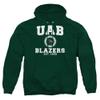 University of Alabama at Birmingham Official Circle Logo Unisex Adult Pull-Over Hoodie,Hunter Green, Small view 1