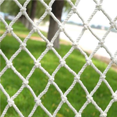 CHINLIFE 5cm Grid Nylon Safety Netting Stair Fall Prevention Net Golf Hitting Nets for Balcony Protection Fence Kids Anti Falling Net, Customizable (Color : White-5cm, Size : 1x4m(3x13ft))