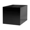 12 Inch Glossy Black Acrylic Display Box with One Open Side No Lid Versatile Square Plexiglass Merchandise Storage Bin or Retail Product Riser by Marketing Holders view 1