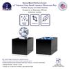 12 Inch Glossy Black Acrylic Display Box with One Open Side No Lid Versatile Square Plexiglass Merchandise Storage Bin or Retail Product Riser by Marketing Holders view 3