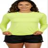 INGEAR Women's Rash Guard Shirts UPF 50+ Swim Shirt for Sun Protection Running Shirt Lightweight Quick Dry Top Sizes S-XXL (Neon Yellow, Small) view 1