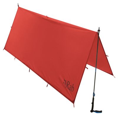 Rab Siltarp 1 Person Waterproof Lightweight Shelter Tarp for Camping and Backpacking - Horizon - One Size