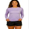 INGEAR Women's Rash Guard Shirts UPF 50+ Swim Shirt for Sun Protection Running Shirt Lightweight Quick Dry Top Sizes S-XXL (Violet, Medium) view 1